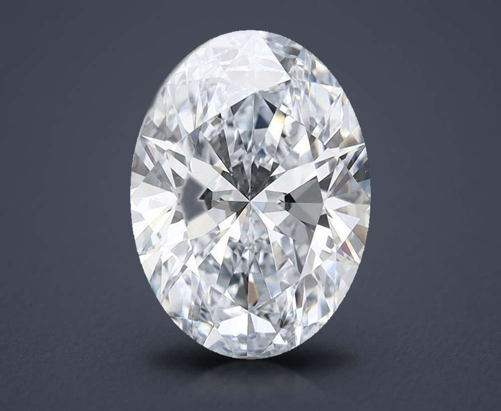 3.04 Carat Oval Lab Diamond