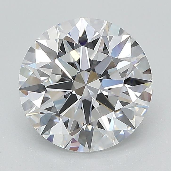 2.02ct D VS2 Rare Carat Ideal Cut Round Lab Grown Diamond