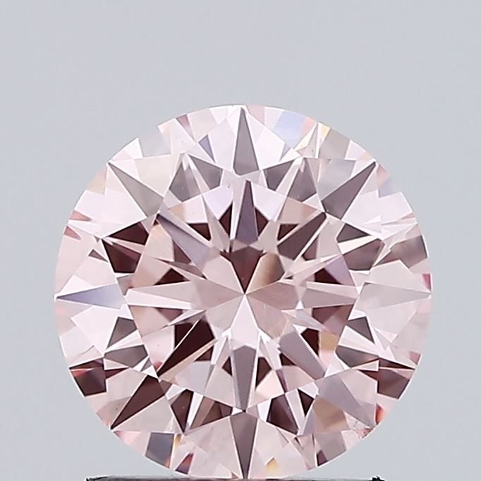 1.49 Ct. Fancy Intense Pink Round Lab Diamond