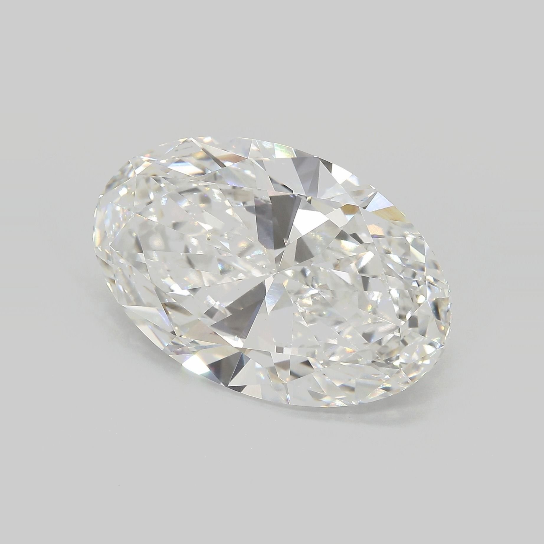 14.81ct F VVS2 Very Good Cut Oval Lab Grown Diamond