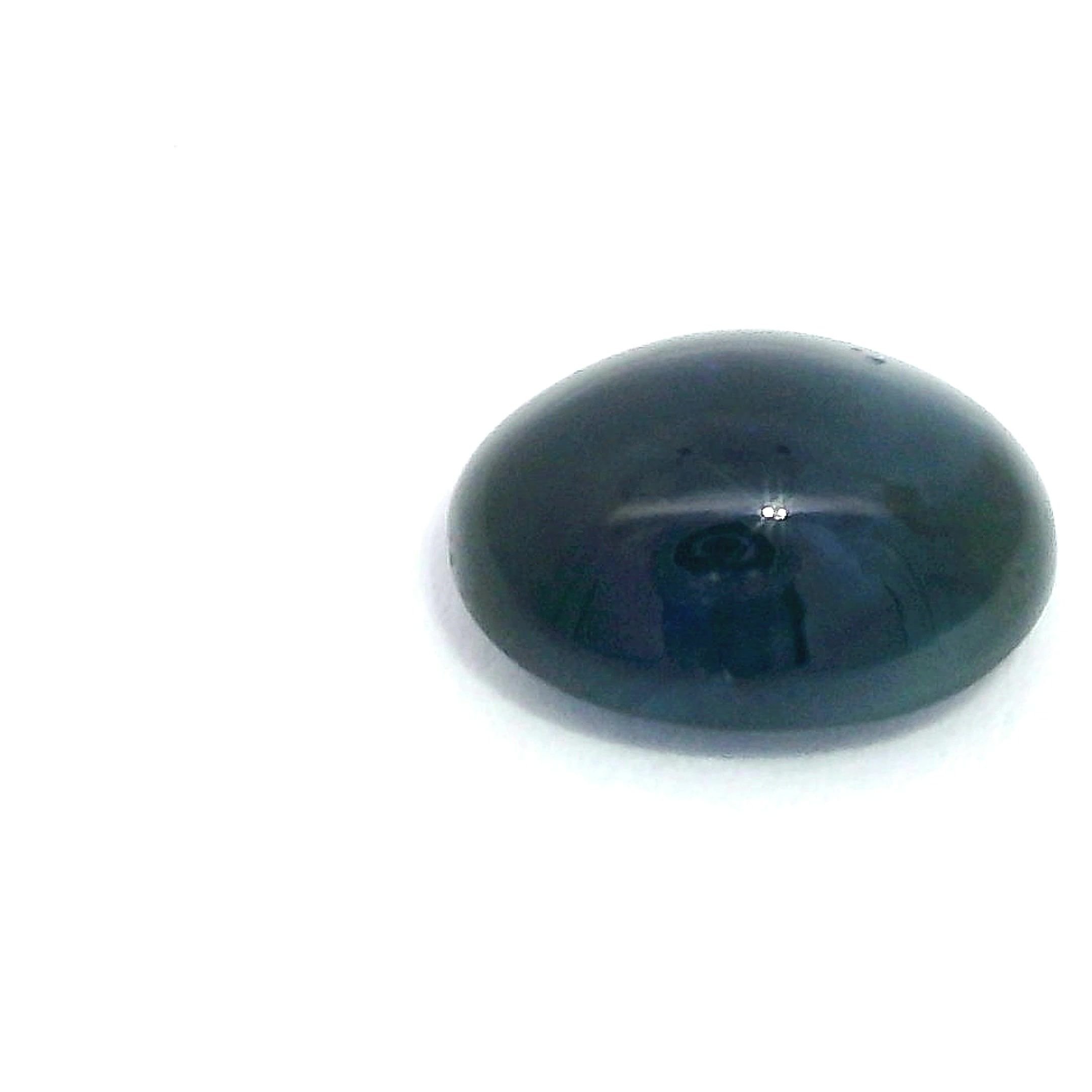 2.05 Carat Deep Blue Oval Sapphire