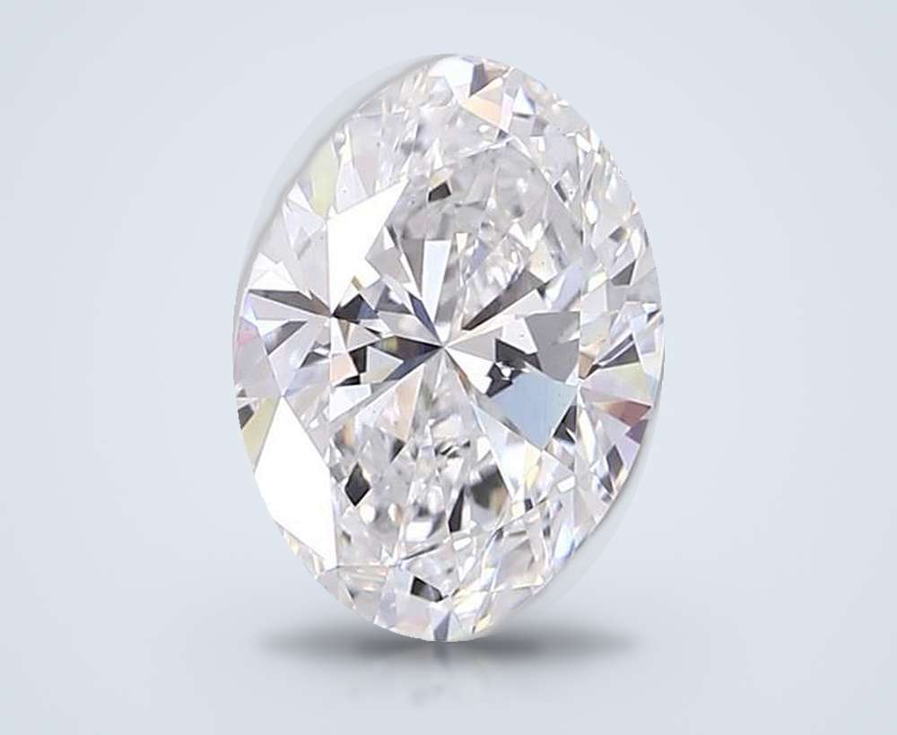 5.71 Carat Oval Lab Diamond