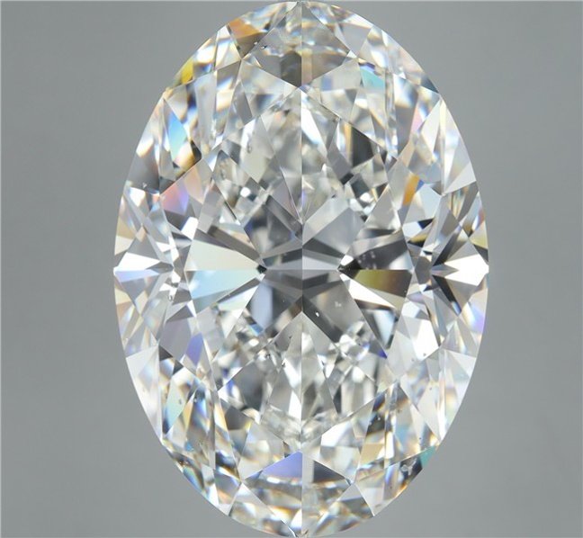 20.10ct F SI1 Rare Carat Ideal Cut Oval Diamond