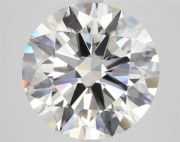 5.05ct J IF Rare Carat Ideal Cut Round Diamond