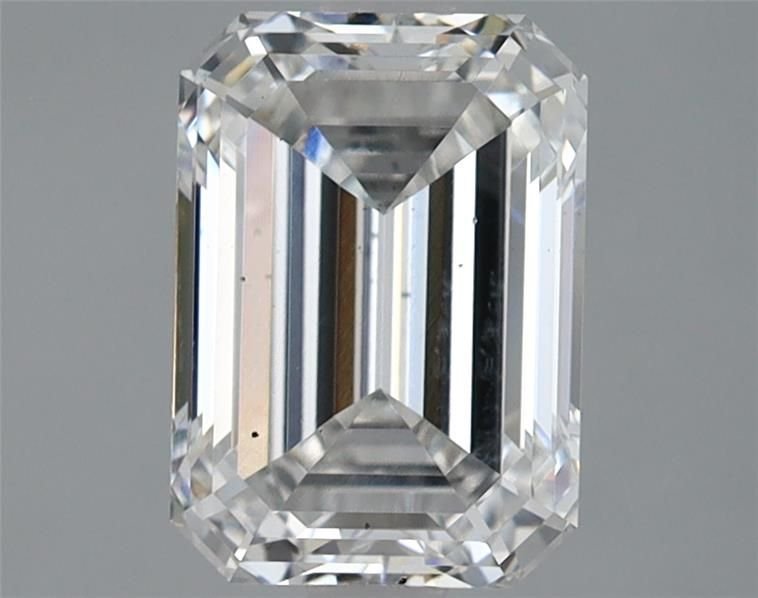 2.36ct G SI1 Rare Carat Ideal Cut Emerald Lab Grown Diamond