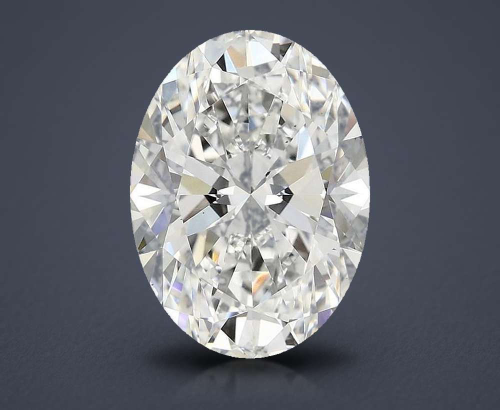 3.45 Carat Oval Lab Diamond