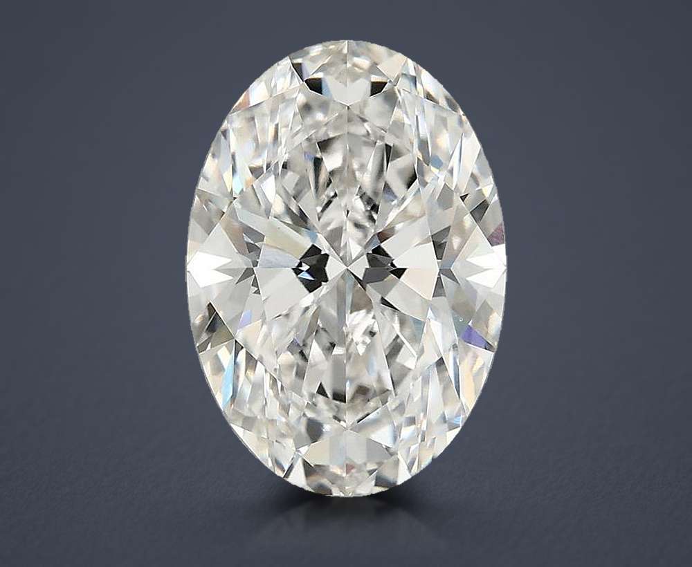 3.91 Carat Oval Lab Diamond