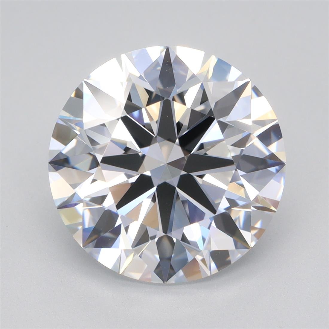 4.08ct D VVS2 Rare Carat Ideal Cut Round Lab Grown Diamond