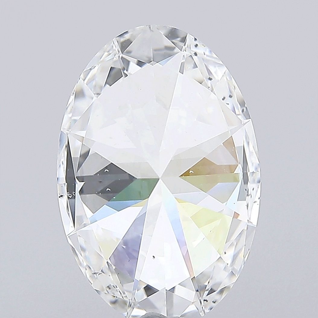 10.11ct E VS2 Rare Carat Ideal Cut Oval Lab Grown Diamond
