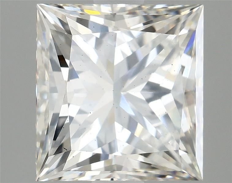 2.45ct H SI1 Rare Carat Ideal Cut Princess Lab Grown Diamond