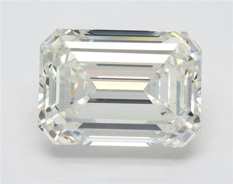 3.10ct H VS2 Rare Carat Ideal Cut Emerald Lab Grown Diamond