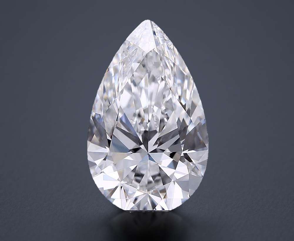 2.53 Carat Pear Lab Diamond