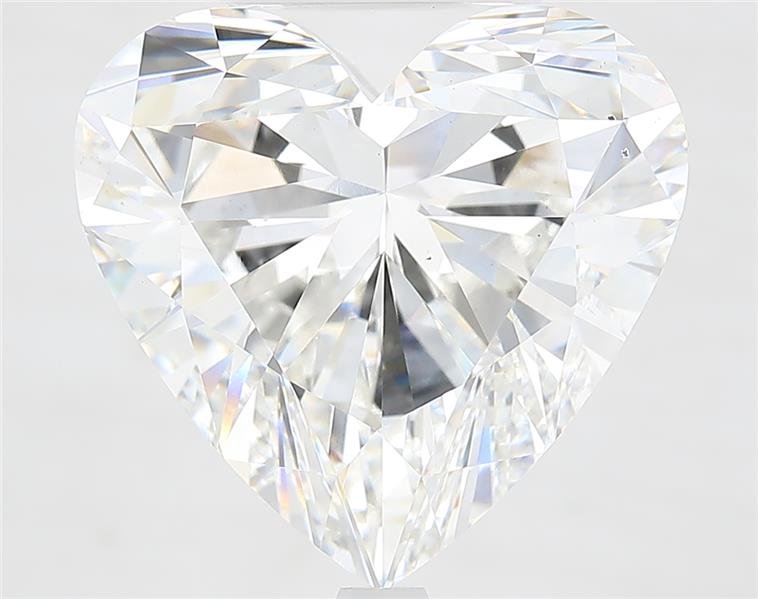 10.14ct F VS2 Rare Carat Ideal Cut Heart Lab Grown Diamond