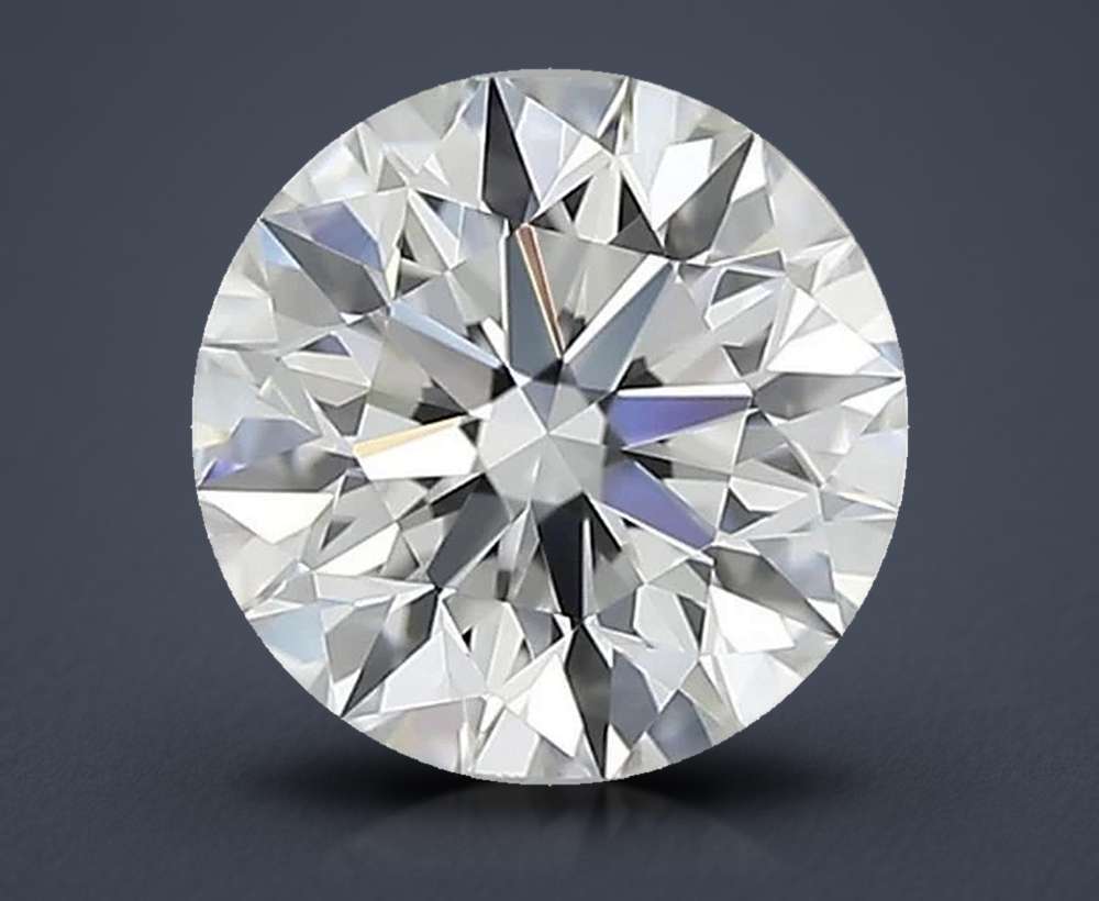 0.76 Carat Round Natural Diamond