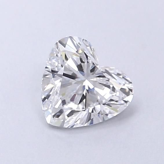0.41ct D VVS2 Rare Carat Ideal Cut Heart Lab Grown Diamond