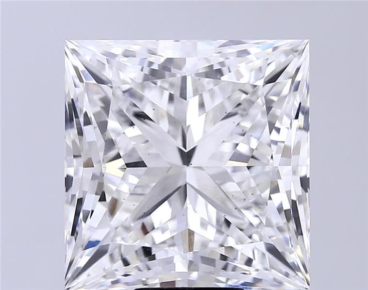 15.09ct F VS2 Rare Carat Ideal Cut Princess Lab Grown Diamond