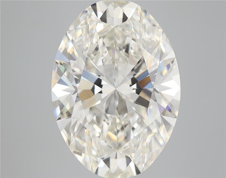 5.22ct H VS2 Rare Carat Ideal Cut Oval Lab Grown Diamond