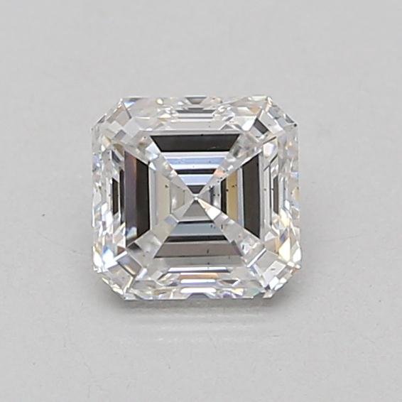 0.83ct D VS2 Very Good Cut Asscher Lab Grown Diamond