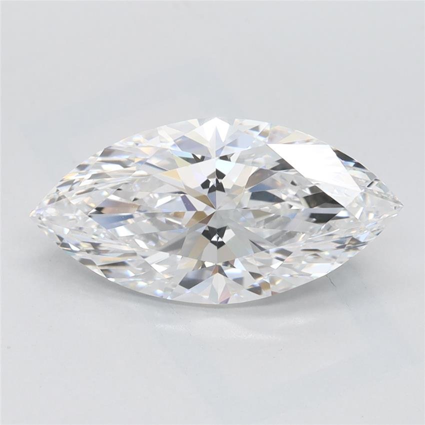 2.02ct D VVS1 Very Good Cut Marquise Lab Grown Diamond