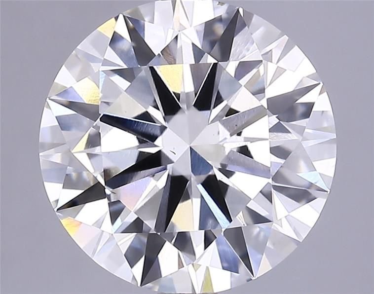 3.90ct H VS2 Excellent Cut Round Lab Grown Diamond