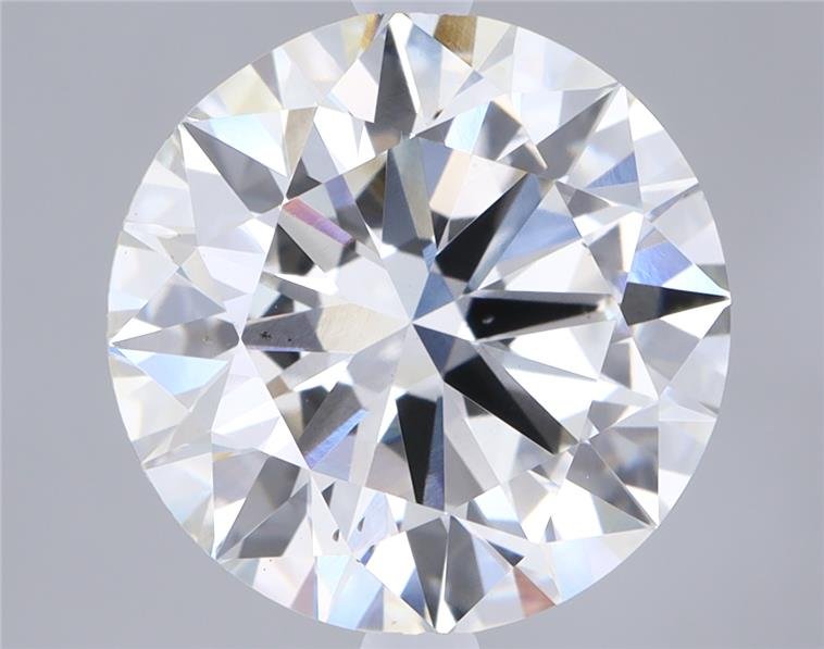 3.65ct H VS2 Excellent Cut Round Lab Grown Diamond