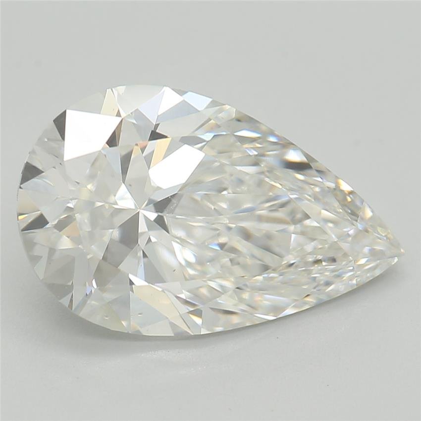 2.56ct E VS1 Rare Carat Ideal Cut Pear Lab Grown Diamond