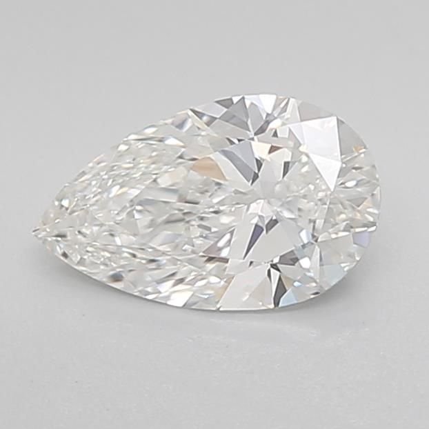 0.90ct F VVS1 Rare Carat Ideal Cut Pear Lab Grown Diamond
