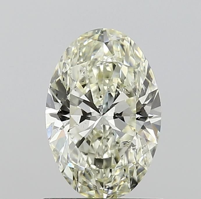 1.01ct K SI2 Rare Carat Ideal Cut Oval Diamond