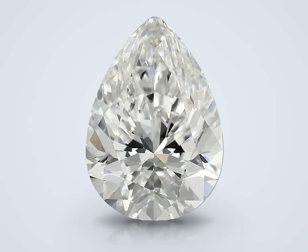 2.00 Carat Pear Lab Diamond