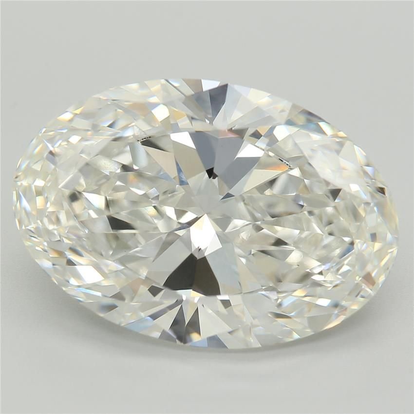 8.14ct F VVS2 Very Good Cut Oval Lab Grown Diamond