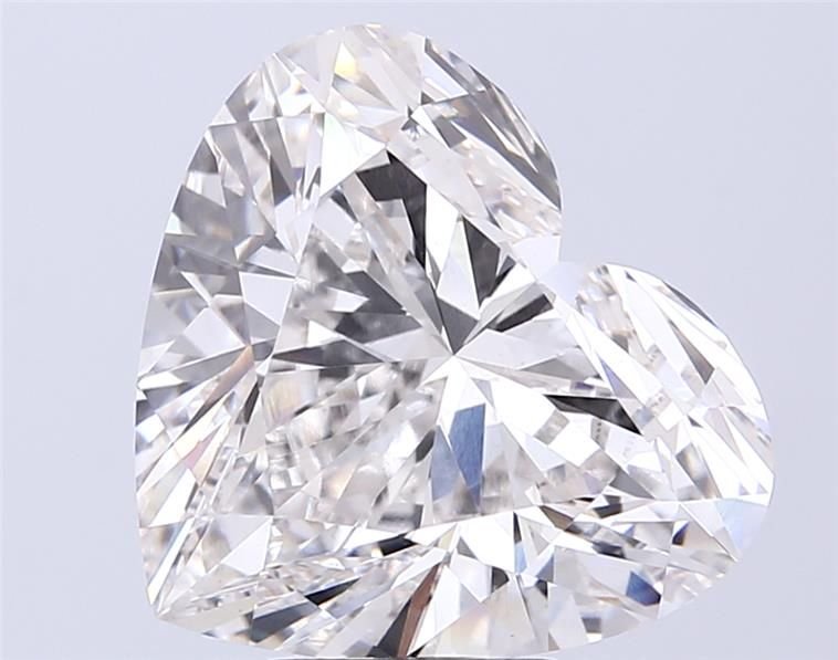 8.07ct F VS1 Rare Carat Ideal Cut Heart Lab Grown Diamond