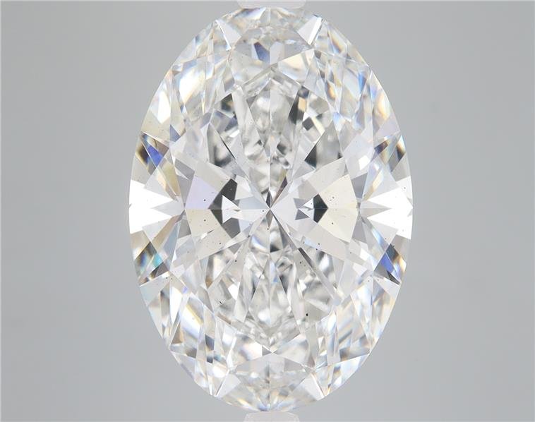 11.01ct F SI1 Rare Carat Ideal Cut Oval Lab Grown Diamond