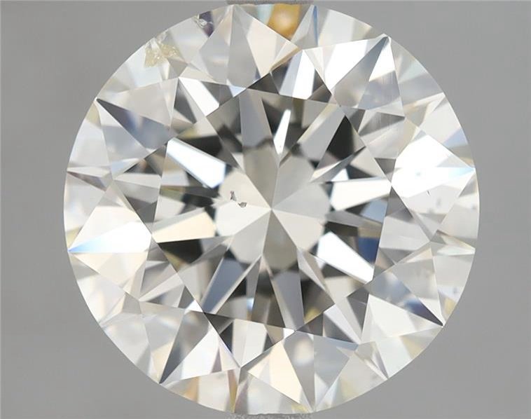 3.21ct J SI1 Rare Carat Ideal Cut Round Diamond