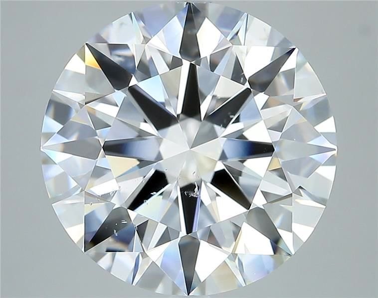 8.05ct F SI1 Rare Carat Ideal Cut Round Diamond