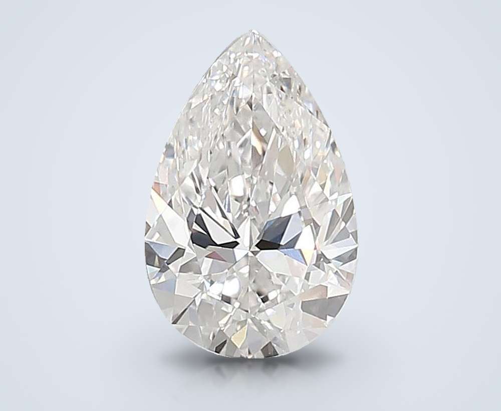 2.92 Carat Pear Lab Diamond