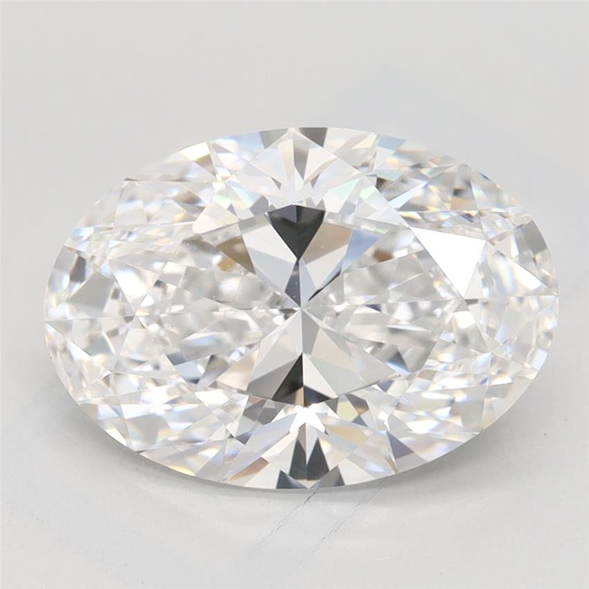 2.68ct D VVS1 Rare Carat Ideal Cut Oval Lab Grown Diamond