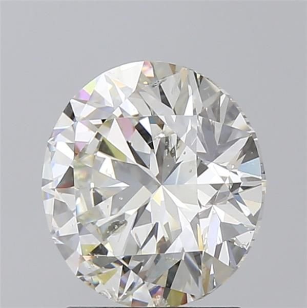 2.21ct J SI2 Rare Carat Ideal Cut Round Diamond