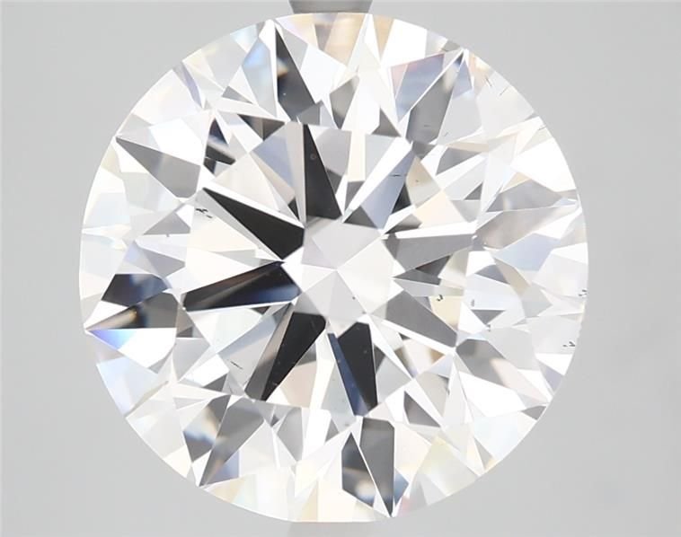 6.06ct E VS2 Rare Carat Ideal Cut Round Lab Grown Diamond