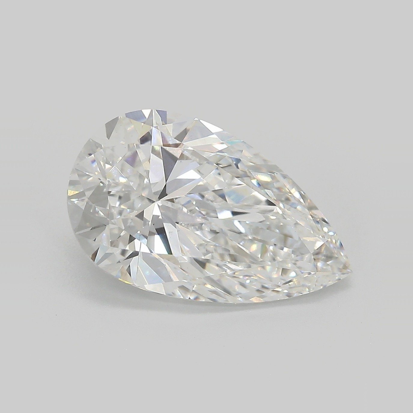 5.70ct E VS1 Rare Carat Ideal Cut Pear Lab Grown Diamond