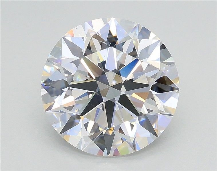 3.51ct D VS2 Excellent Cut Round Lab Grown Diamond