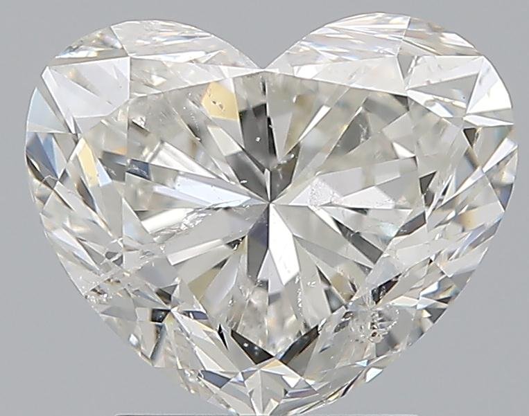 3.00ct I SI2 Rare Carat Ideal Cut Heart Diamond