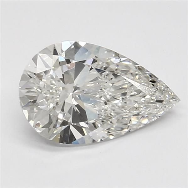 1.68ct G VS2 Rare Carat Ideal Cut Pear Lab Grown Diamond