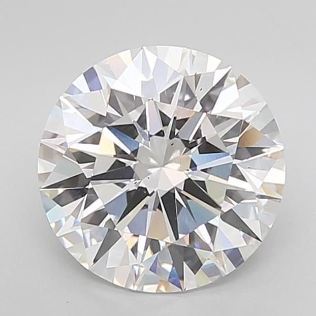 5.07ct E VS2 Rare Carat Ideal Cut Round Lab Grown Diamond