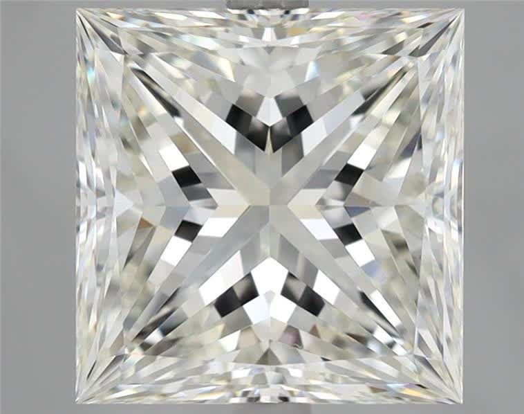 5.03ct H VS1 Very Good Cut Princess Diamond