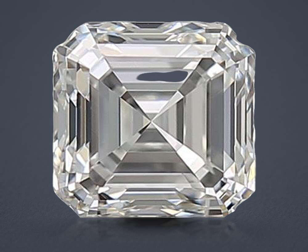 0.69 Carat Asscher Natural Diamond