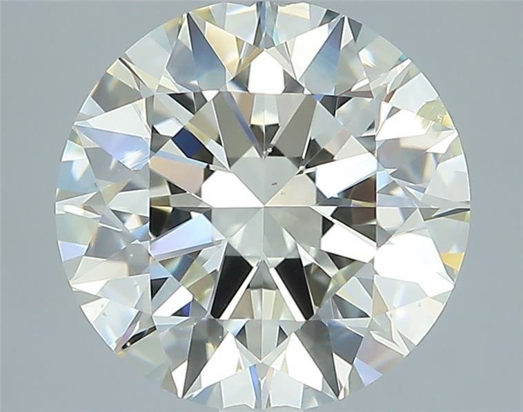 2.71ct J SI1 Rare Carat Ideal Cut Round Diamond