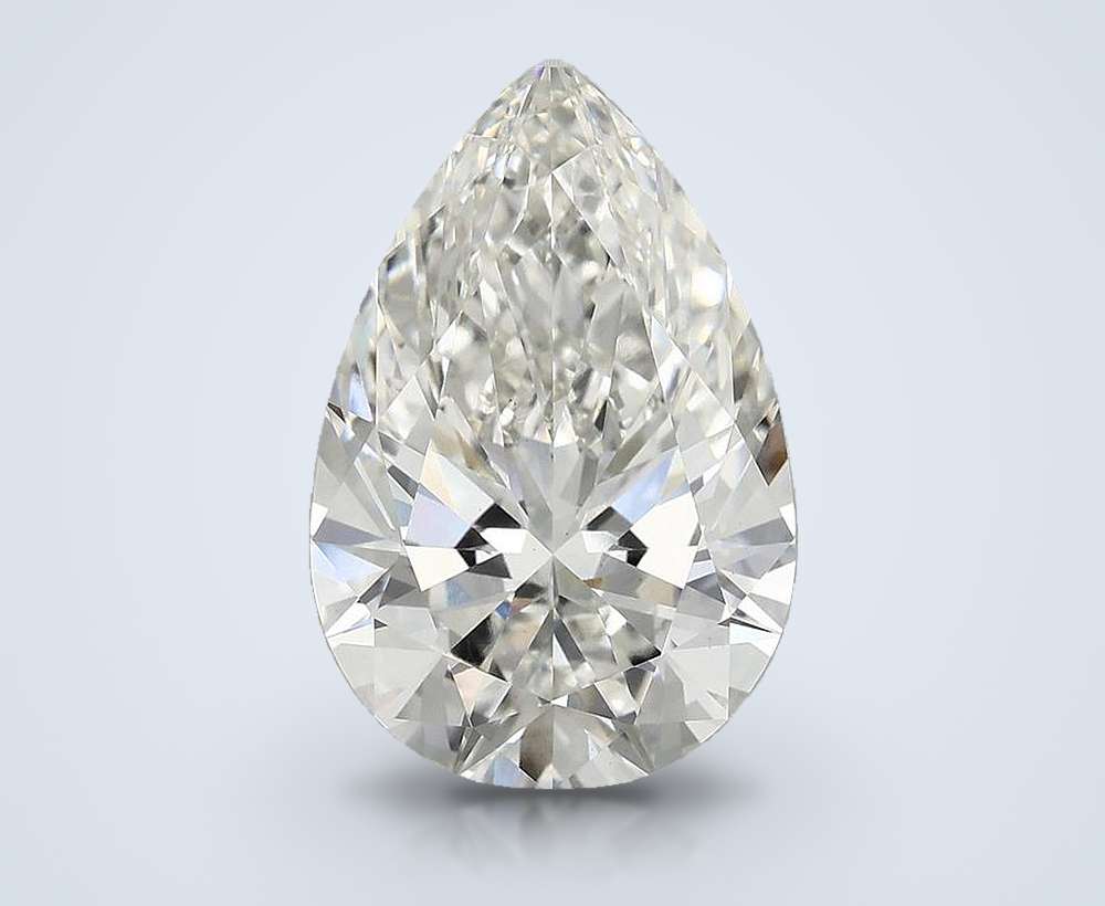 5.75 Carat Pear Lab Diamond