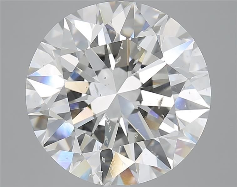 9.02ct I SI2 Rare Carat Ideal Cut Round Diamond