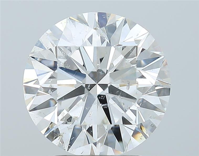 3.02ct H SI2 Rare Carat Ideal Cut Round Diamond