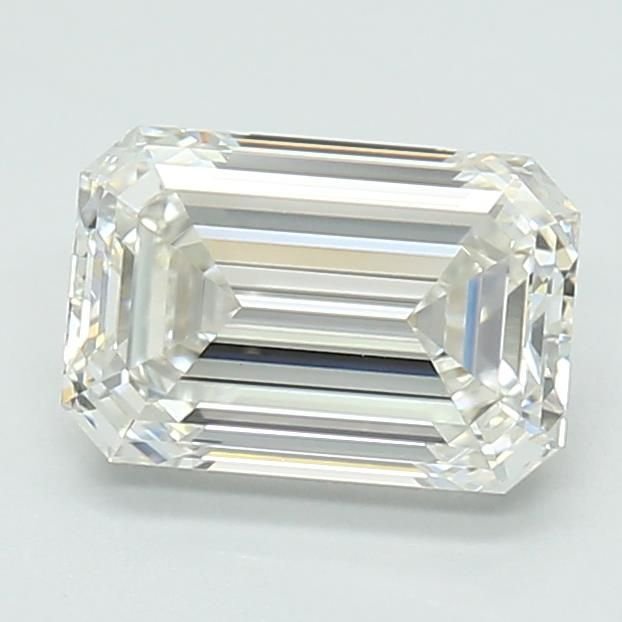 1.40ct G VVS2 Rare Carat Ideal Cut Emerald Lab Grown Diamond